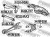 FEBEST HAB-028 Control Arm-/Trailing Arm Bush